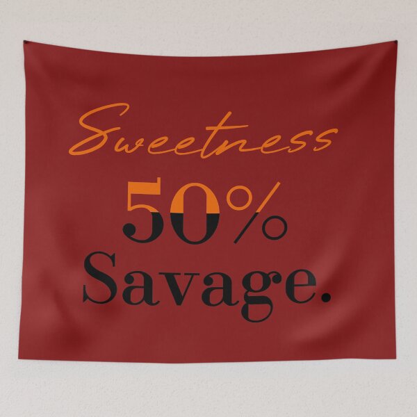 Aperçu de l'œuvre 50% douceur 50% sauvage créée et vendue par MUSThaveprint.