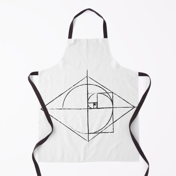 Item preview, Golden Ratio Spiral Fibonacci Sequence Tattoo Inspired Sketch designed and sold by ghost888.
