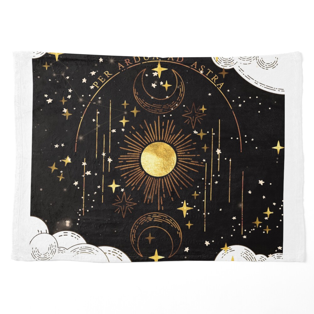 Per Ardua Ad Astra, Sun, Moon and Stars, Divine Witchy Aesthetic Print  Photographic Print for Sale by Bebichic