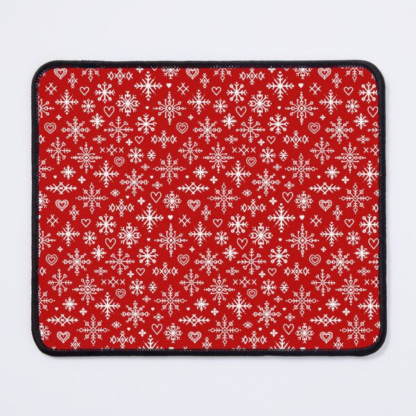 Item preview, Scandinavian white and red snowflakes designed and sold by LaPetiteBelette.