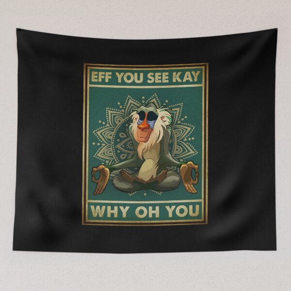 Item preview, Monkey Yoga Vintage You See Kay Why Oh You designed and sold by hikelkryderw14.
