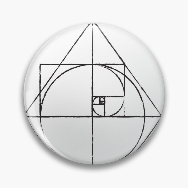 Artikelvorschau, Goldene Schnittspirale Fibonacci-Folge Tattoo inspirierte Skizze entworfen und verkauft von ghost888.
