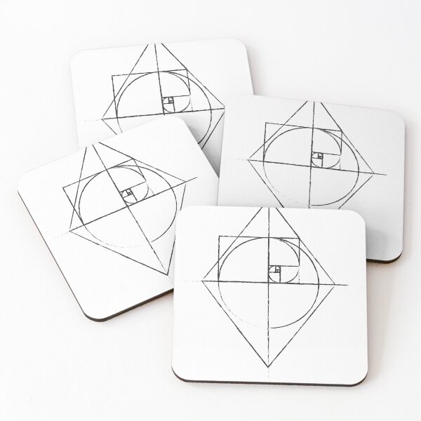Item preview, Golden Ratio Spiral Fibonacci Sequence Tattoo Inspired Sketch  designed and sold by ghost888.