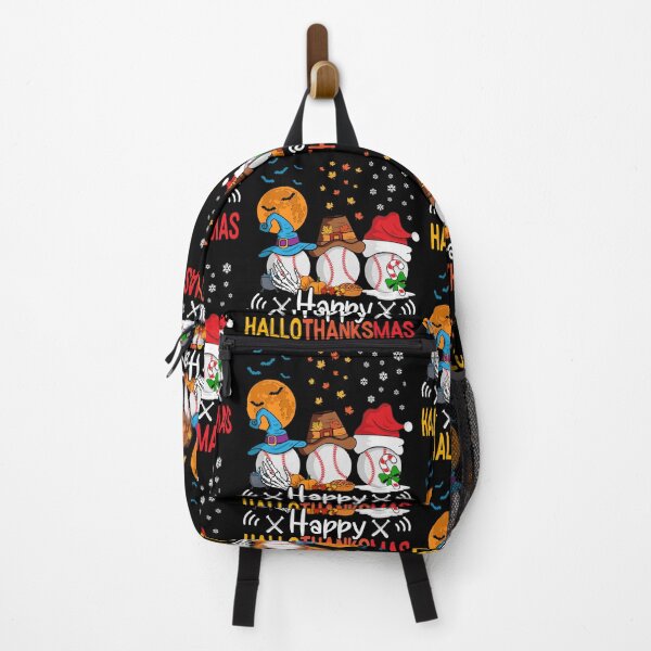 Item preview, Baseball Happy Halloween Thanksgiving Christmas HalloThanksMas designed and sold by Designer-Girl.