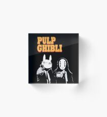 Pulp Ghibli - Studio Ghibli and Pulp Fiction Acrylic Block