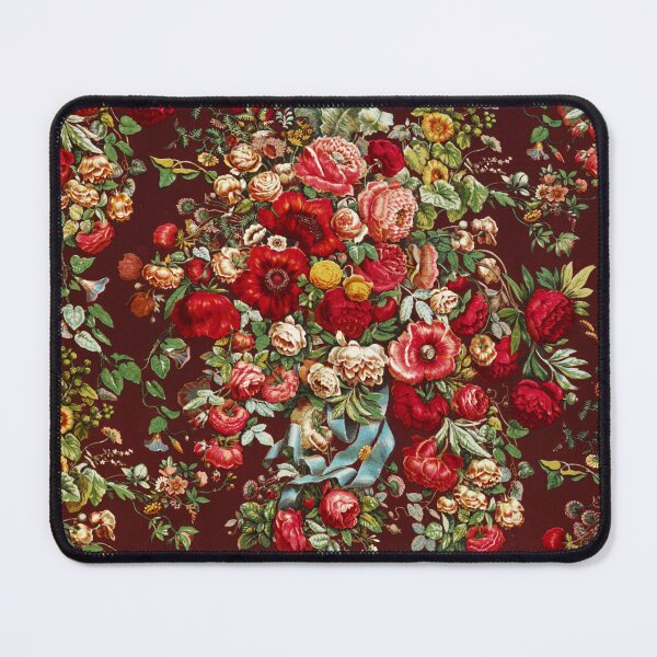 Item preview, Chintz pattern by Digby Wyatt | Red Opulent Vintage English Floral Pattern Painted designed and sold by Bebichic.