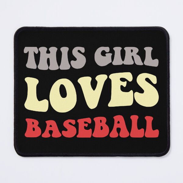 Item preview, This Girl Loves Baseball I designed and sold by Lemon Pepper.
