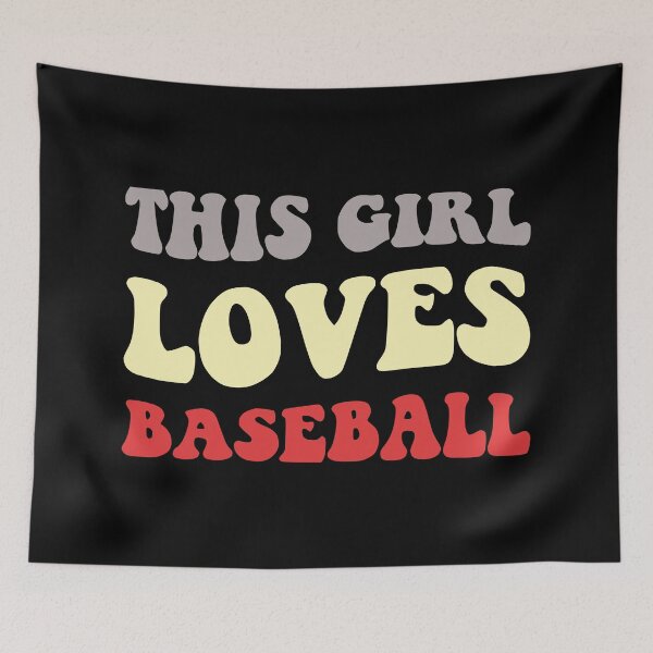 Item preview, This Girl Loves Baseball I designed and sold by Lemon Pepper.