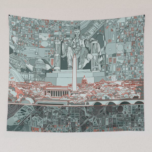 Item preview, washington dc designed and sold by BekimART.