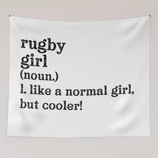 Item preview, Rugby Girl: Like A Normal Girl But Cooler! designed and sold by TeesYouWant.