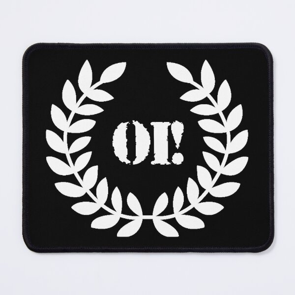 Item preview, OI! Skins Punk design in white designed and sold by ModSupporters.
