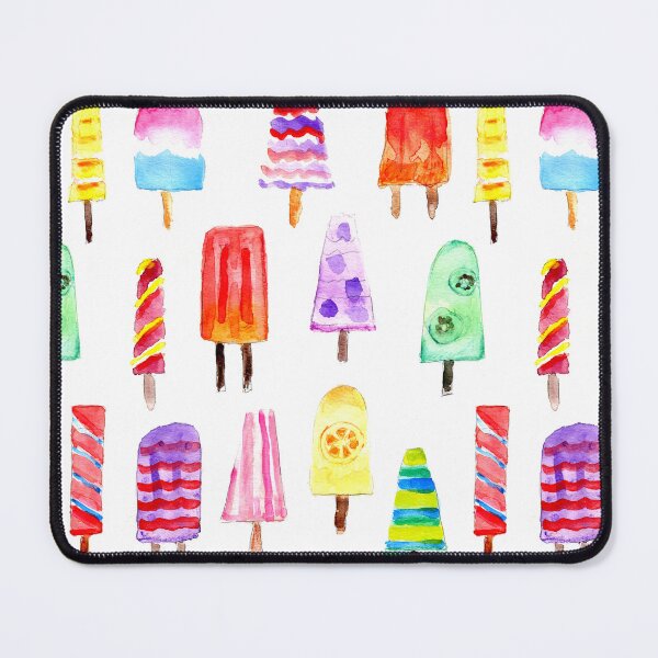 Item preview, Misty Colorful Watercolor Hand Drawn Popsicles designed and sold by MaryKunzGoldman.