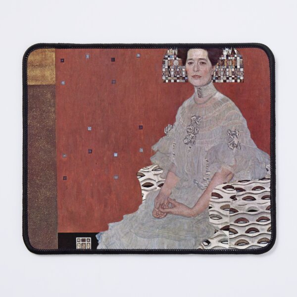 Item preview, Portrait of Fritza Riedler by Gustav Klimt - Art Nouveau Symbolism designed and sold by Bebichic.