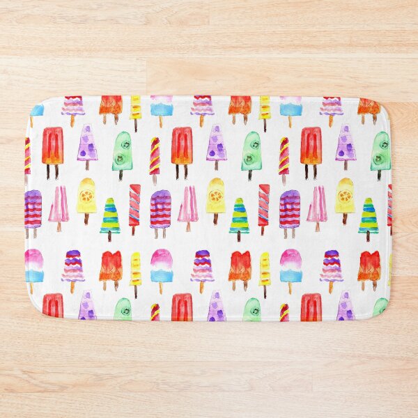 Item preview, Misty Colorful Watercolor Hand Drawn Popsicles designed and sold by MaryKunzGoldman.
