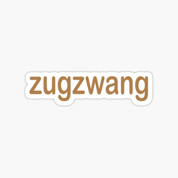 zugzwang Criminal Minds sticker Sticker for Sale by zoyabokhari