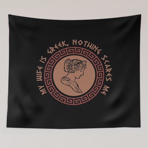 Item preview, Funny Greek Married Couple and History Buff and Greek Lover  designed and sold by Rzelemenz.