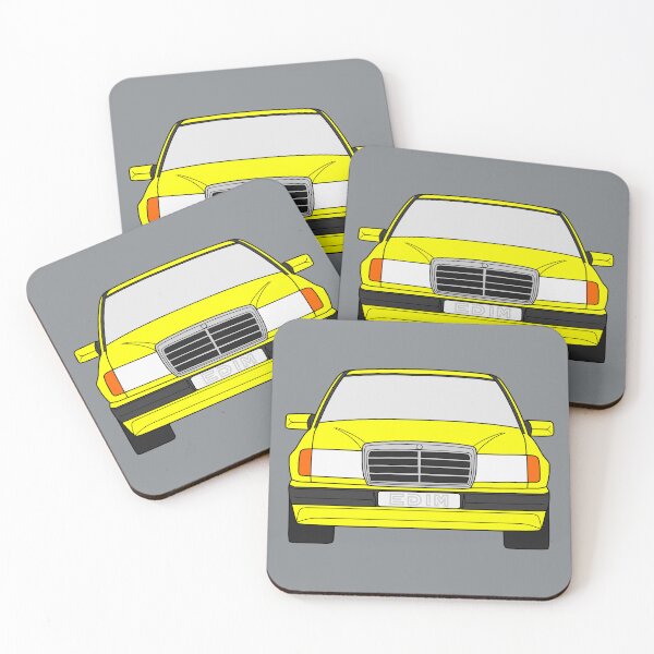 Item preview, Mercedes W124 yellow color designed and sold by EdimDesign.