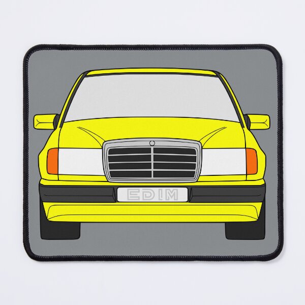 Item preview, Mercedes W124 yellow color designed and sold by EdimDesign.
