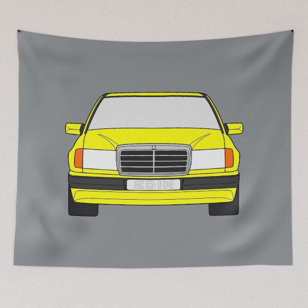 Item preview, Mercedes W124 yellow color designed and sold by EdimDesign.