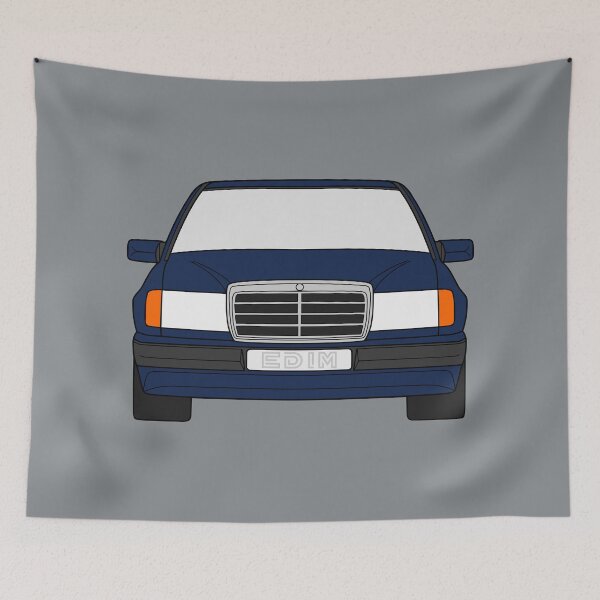 Item preview, Mercedes W124 nautical blue color designed and sold by EdimDesign.