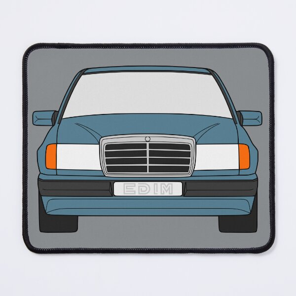 Item preview, Mercedes W124 teal blue color designed and sold by EdimDesign.