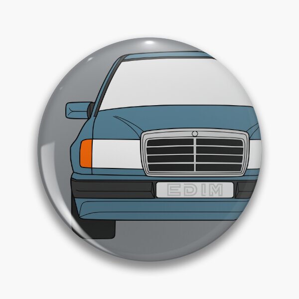 Item preview, Mercedes W124 teal blue color designed and sold by EdimDesign.