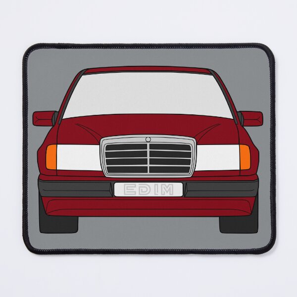 Item preview, Mercedes W124 garnet red color designed and sold by EdimDesign.