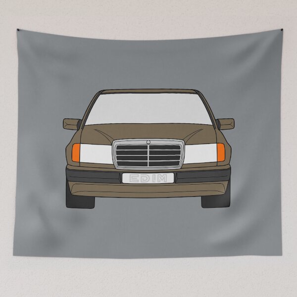 Item preview, Mercedes W124 desert taupe brown color designed and sold by EdimDesign.
