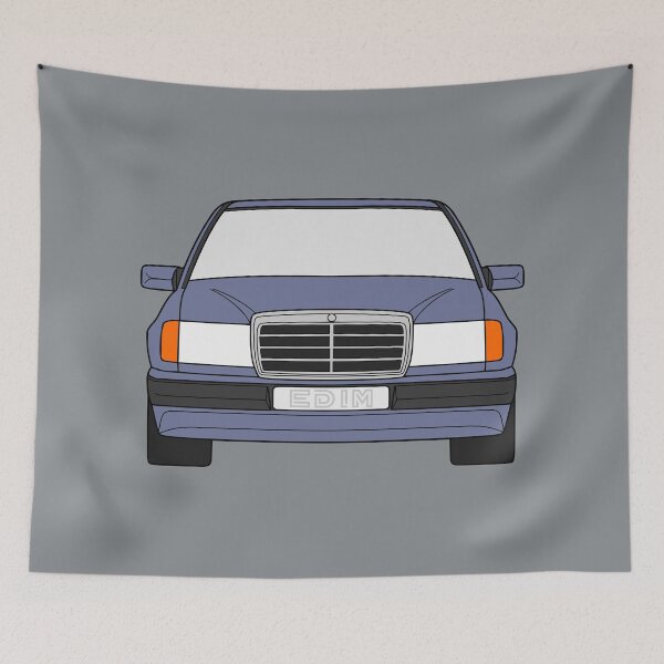 Item preview, Mercedes W124 ice blue color designed and sold by EdimDesign.