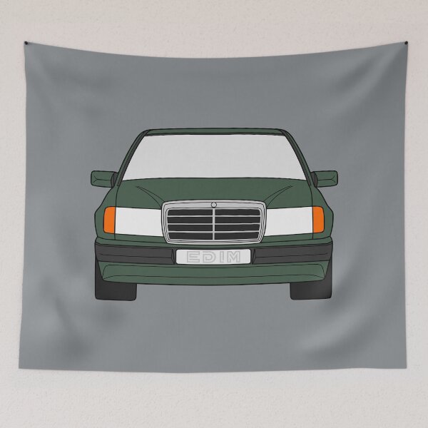 Item preview, Mercedes W124 spruce green color designed and sold by EdimDesign.