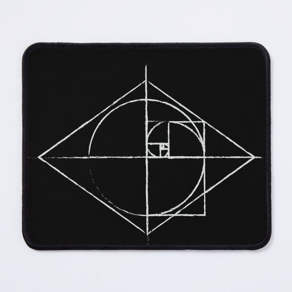 Item preview, Black Golden Ratio Spiral Fibonacci Sequence Tattoo Inspired Sketch designed and sold by ghost888.