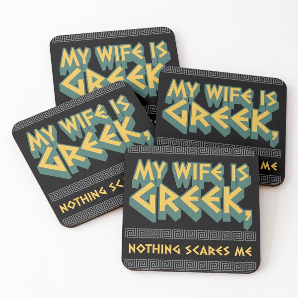 Item preview, Funny Greek Married Couple and History Buff and Greek Lover  designed and sold by Rzelemenz.