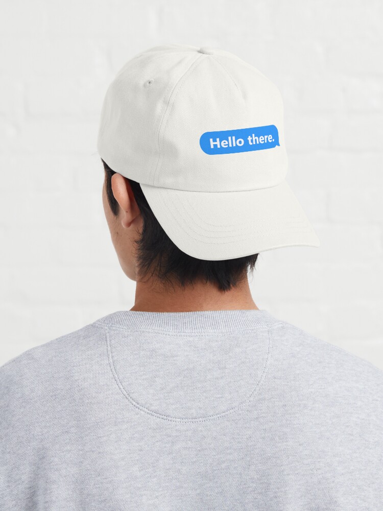 Imagen 4 de 7, Gorra con la obra Hola pegatina, diseñada y vendida por IceyDel.