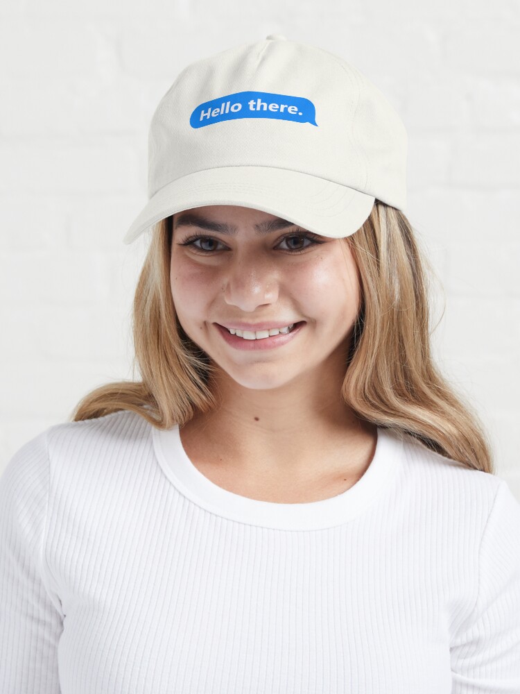 Imagen 6 de 7, Gorra con la obra Hola pegatina, diseñada y vendida por IceyDel.