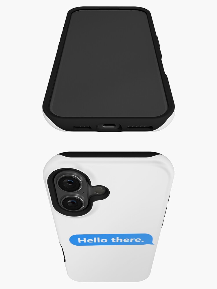 Imagen 3 de 4, Funda de iPhone con la obra Hola pegatina, diseñada y vendida por IceyDel.