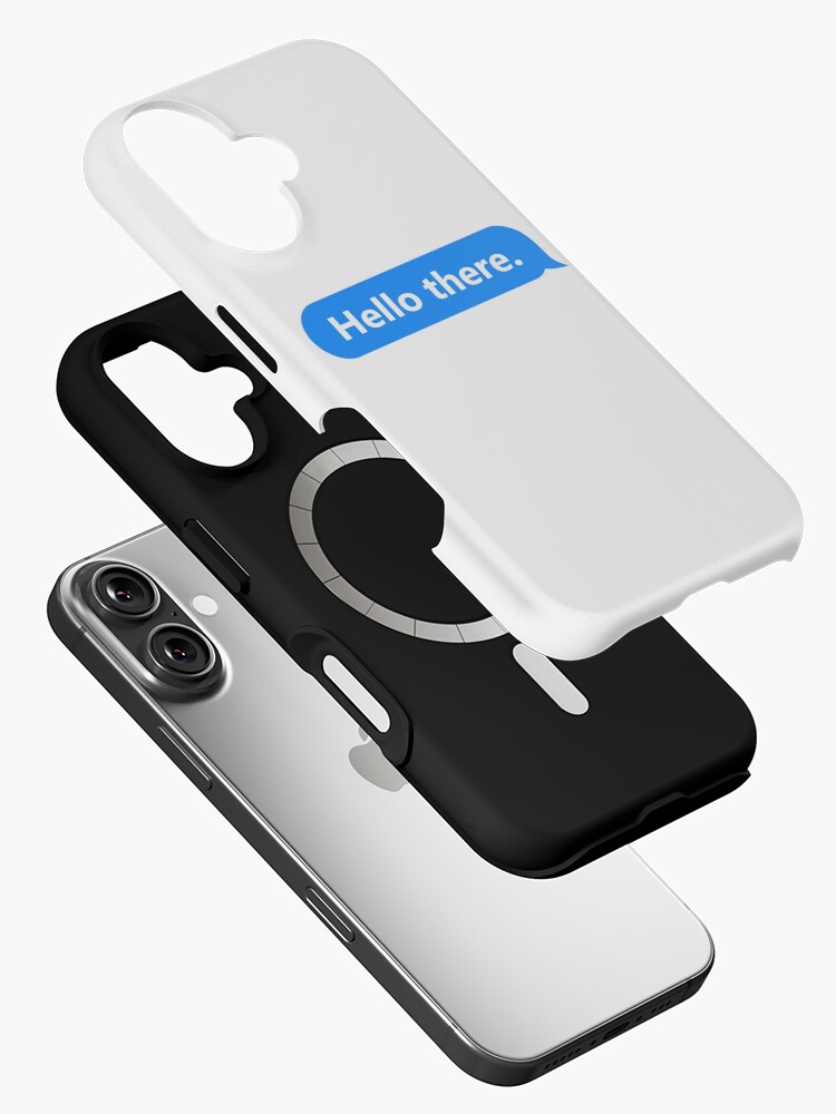 Imagen 2 de 4, Funda de iPhone con la obra Hola pegatina, diseñada y vendida por IceyDel.