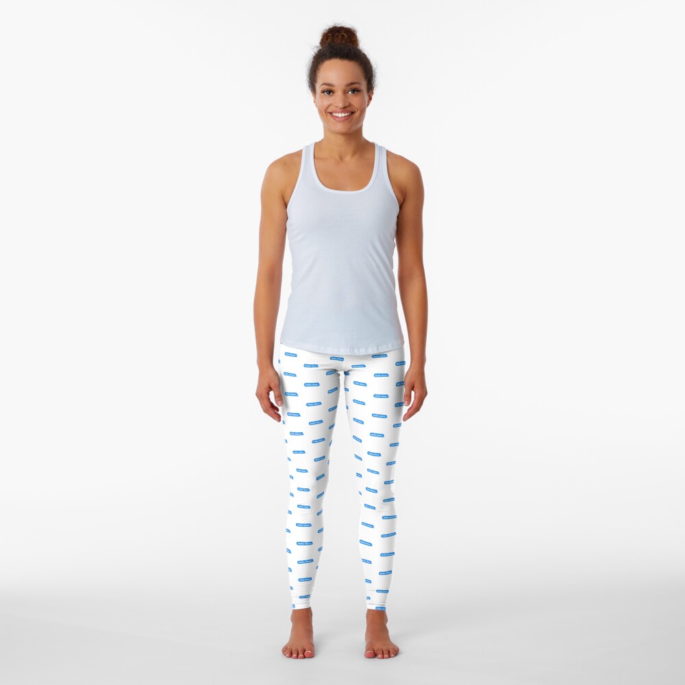 Vista previa del artículo con la obra «Leggings», diseñado y vendido por IceyDel.