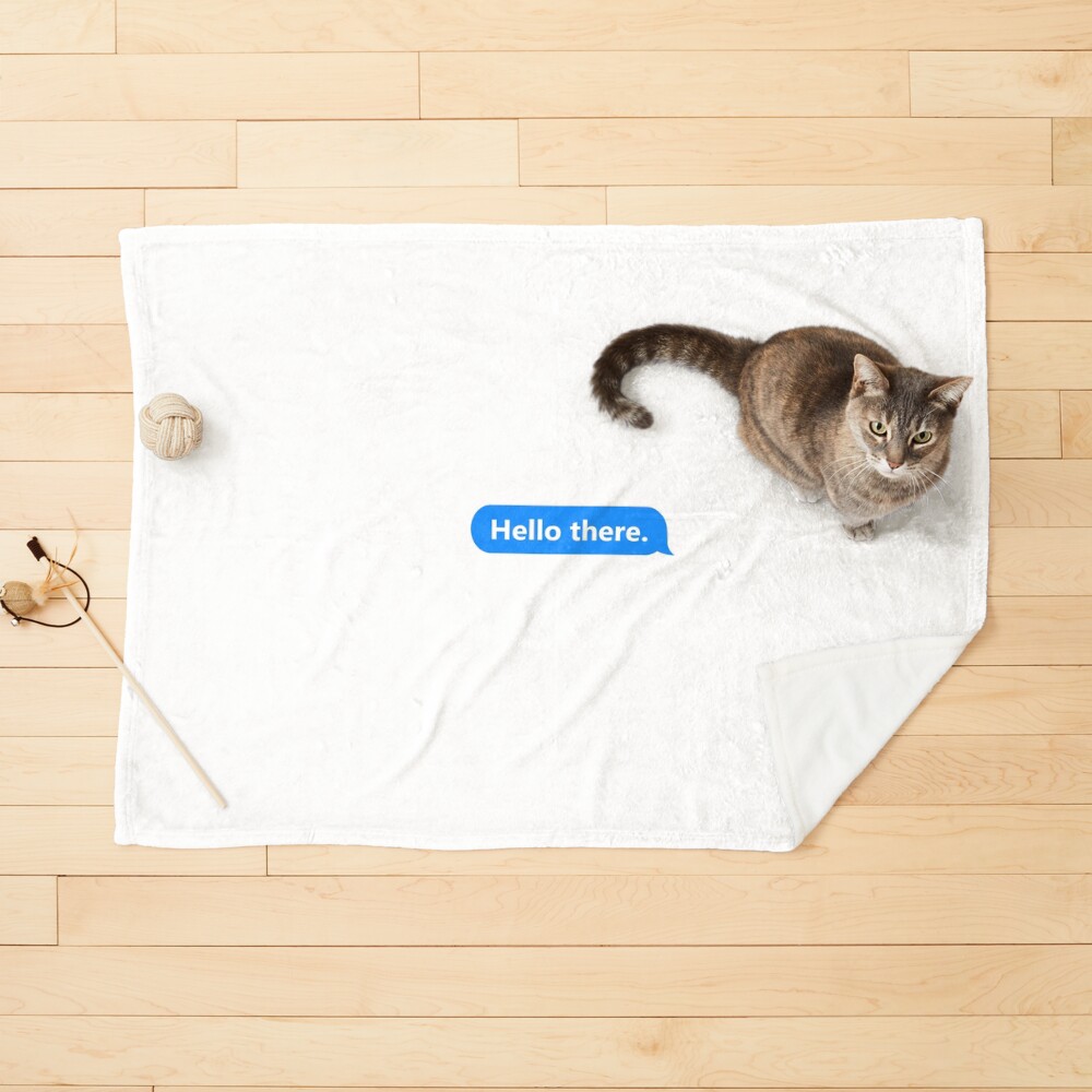 Vista previa del artículo con la obra «Manta para mascotas», diseñado y vendido por IceyDel.