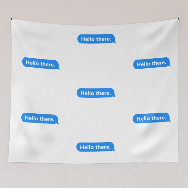 Item preview, Hello There Sticker designed and sold by IceyDel.