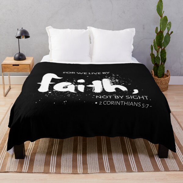 Item preview, For We Live By Faith Not By Sight 2 Corinthians 5:7 designed and sold by Just Christianity.