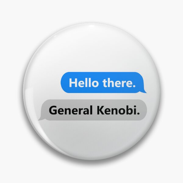 Artikelvorschau, Hallo General Kenobi Sticker entworfen und verkauft von IceyDel.