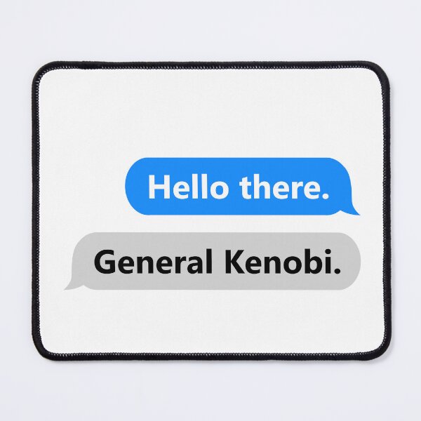Item preview, Hello There General Kenobi Sticker designed and sold by IceyDel.