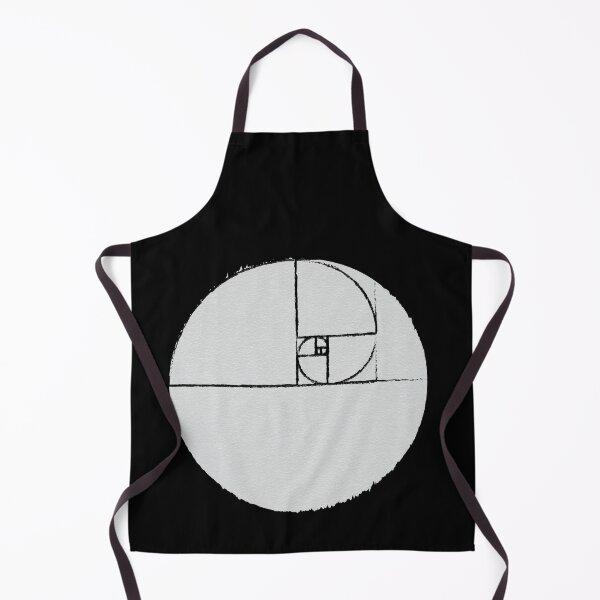 Item preview, White Circle Golden Ratio Spiral Fibonacci Sequence Sketch designed and sold by ghost888.