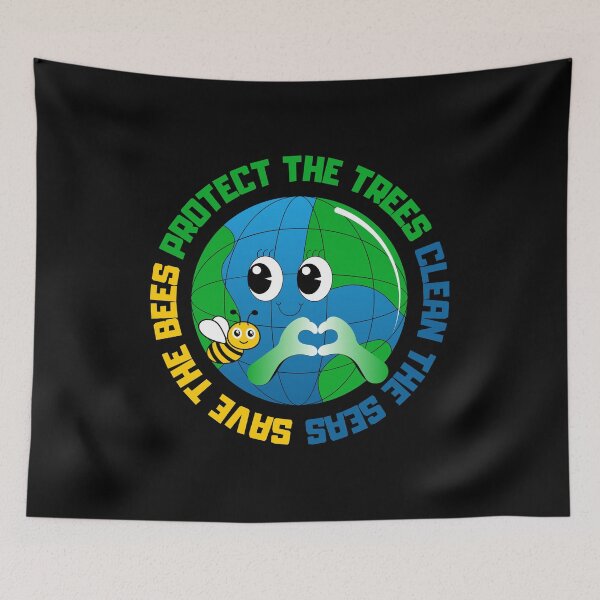 Item preview, Save The Bees Protect The Trees Clean The Seas  designed and sold by nquestiaa.