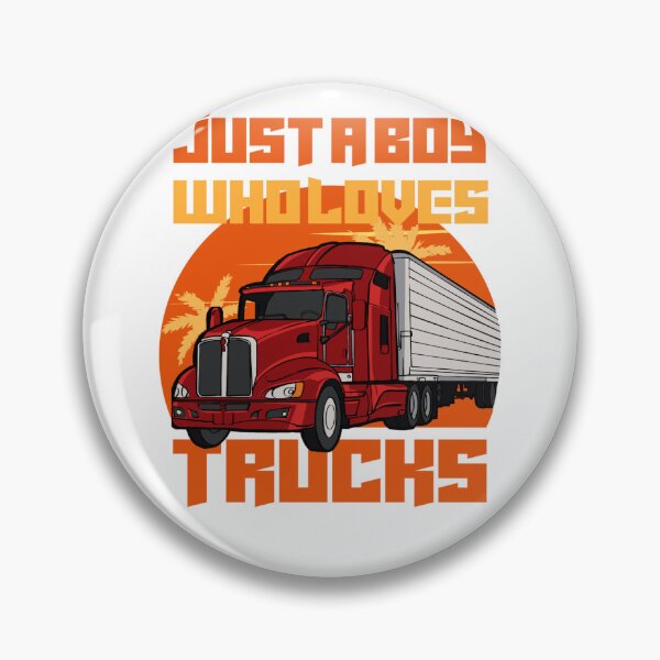 Item preview, Just a boy who loves trucks| Cool colorful truck  designed and sold by Happiness-pills.