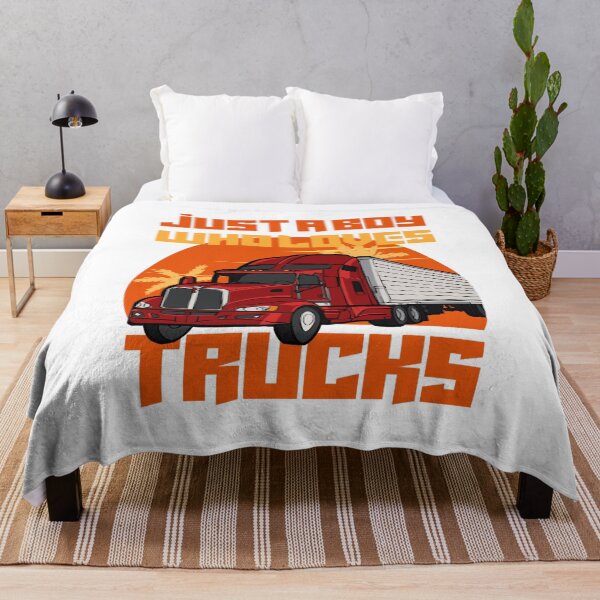 Item preview, Just a boy who loves trucks| Cool colorful truck designed and sold by Happiness-pills.