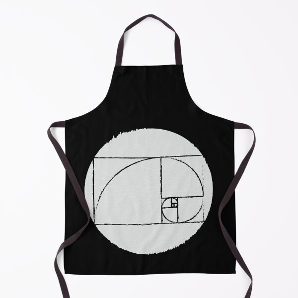 Item preview, White Circle Golden Ratio Spiral Fibonacci Sequence Sketch designed and sold by ghost888.