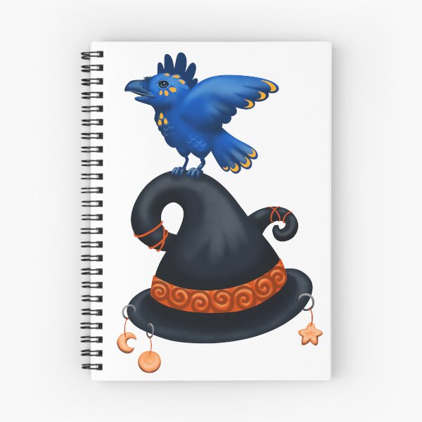 Item preview, Witch Hat and Crow Familiar designed and sold by Lalwen.
