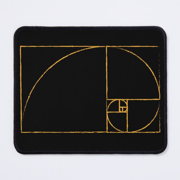 Item preview, Yellow Golden Ratio Spiral Fibonacci Sequence Sketch designed and sold by ghost888.