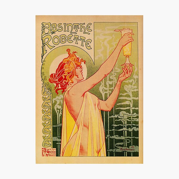 Item preview, Classic French art nouveau Absinthe Robette  designed and sold by aapshop.